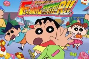 蜡笔小新 风起云涌! 火焰的春日部快腿侠!!中文版，直接玩